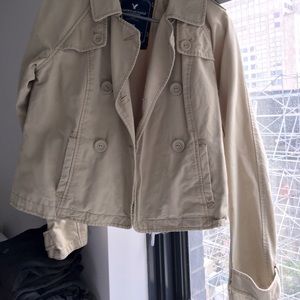 Short American Eagle Trench Jacket